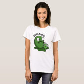 Zom-Big Zom-Small Funny Halloween Zombie Pun T-Shirt (Vorne ganz)