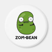 Zom-Bohnen-Funny Halloween Zombie Bean Pun Magnet (Vorne)