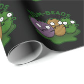 Zom-Perlen Funny Halloween Zombie Beads Pun Dark B Geschenkpapier (Rolleneckpunkt)