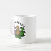 Zom-Perlen Funny Halloween Zombie Beads Pun Kaffeetasse (Vorderseite Links)