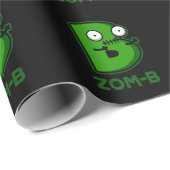 Zomb-b Funny Halloween Zombie Alphabet B Pub Geschenkpapier (Rolleneckpunkt)