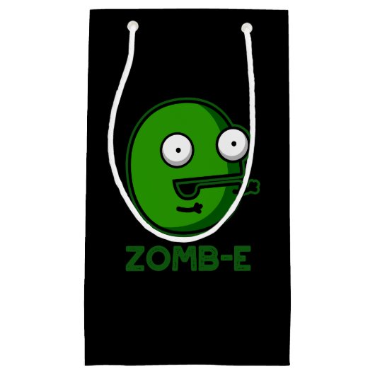 Zomb-E Funny Halloween Zombie Alphabet Pun Kleine Geschenktüte (Vorderseite)