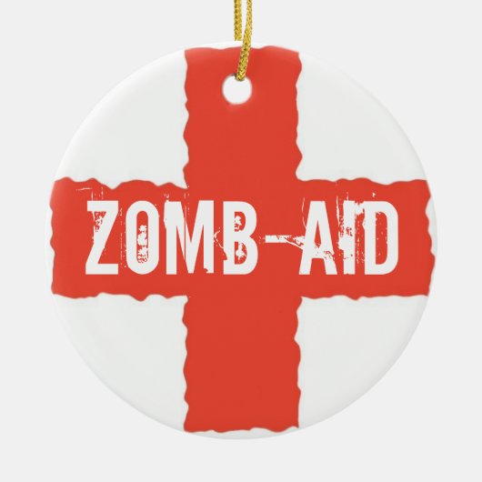 Zomb-HILFE Keramikornament (Vorne)