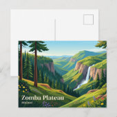 Zomba-Plateau Malawi Postkarte (Vorne/Hinten)