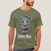 Zombae Mode Meisje print T-Shirt (Vorderseite)