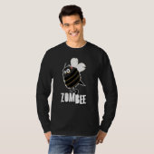 Zombee Bee Zombie Halloween Bumblebee Yellow Spook T-Shirt (Vorne ganz)