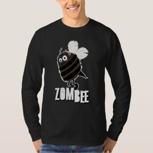 Zombee Biene Zombie Halloween Hummel Gelb Gruselig T-Shirt