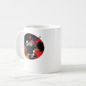 Zombee Bisse die alt, fette Hexe Kaffeetasse (Vorderseite Links)