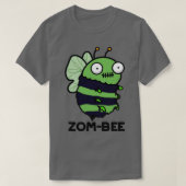 Zombee Niedlich Halloween Zombie Bee Pun TShirt (Design vorne)