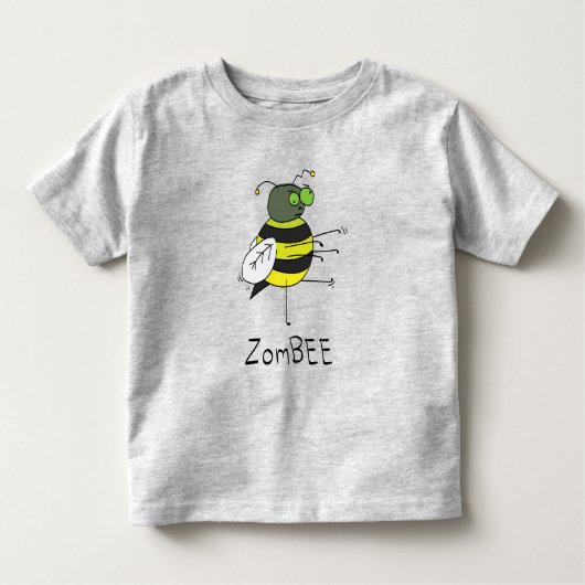 ZomBEE Zombie Bee Kleinkind's Kid's T - Shirt (Vorderseite)
