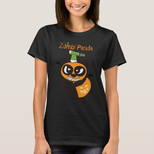 Zombi Panda T-Shirt (Vorderseite)