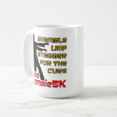 Zombie 5K Funny Mug Kaffeetasse (Vorderseite Links)