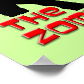 Zombie 5K Funny Poster (Ecke)