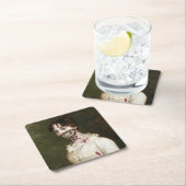 Zombie-Abdeckung Rechteckiger Pappuntersetzer (Vor Ort)