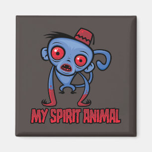 Zombie-Affe ist mein Seelentier Magnet