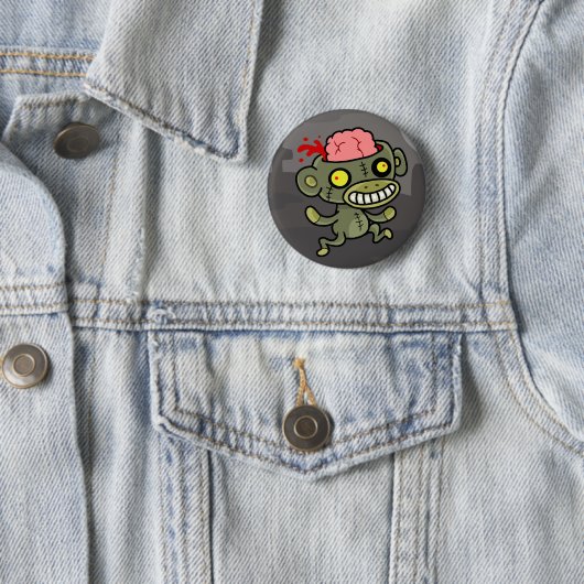 Zombie-Affeknopf Button (Beispiel)
