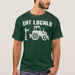 Zombie Agriculture Tractor Bauer Essen Einheimisch T-Shirt