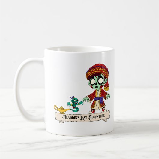 Zombie Aladdin & Zombie Genie Kaffeetasse (Links)