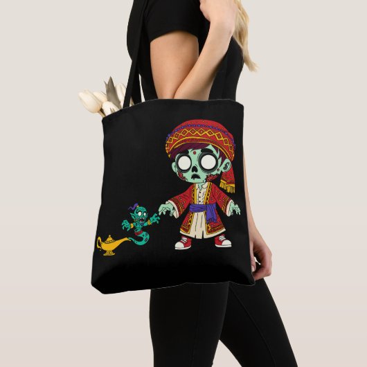 Zombie Aladdin & Zombie Genie Tasche (Von Nahem)