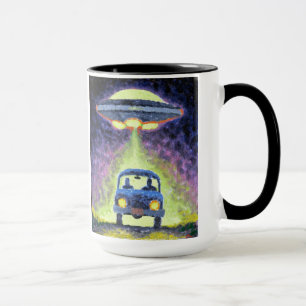Zombie-alien-Abduktionsbüro-Tasse! Tasse