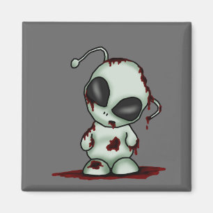 Zombie-alien-Magnet Magnet