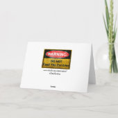 Zombie-alles- Gute zum Geburtstagkarte Karte (Rückseite)