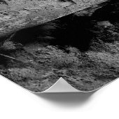 Zombie am Fenster Poster (Ecke)