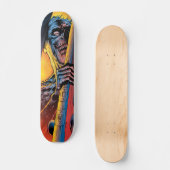 Zombie an Ihrem Tür-Skateboard Skateboard (Vorderseite)