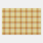Zombie and Copper Plaid Tan Beige Geschenkpapier Set (Vorderseite)