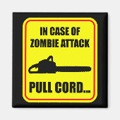 Zombie-Angriff Magnet (Vorne)