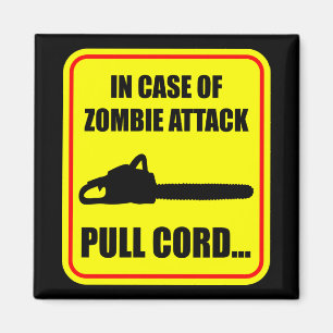 Zombie-Angriff Magnet