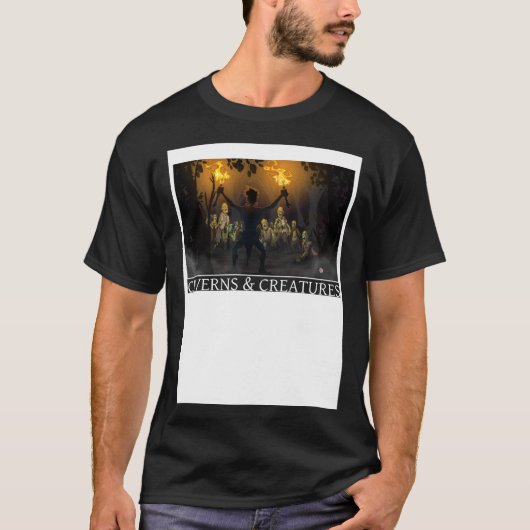 Zombie-Angriffsketten und Kreaturen T-Shirt (Vorderseite)