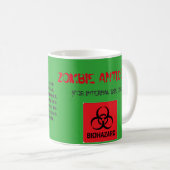Zombie-Antidot-Kaffee-Tasse Kaffeetasse (VorderseiteRechts)