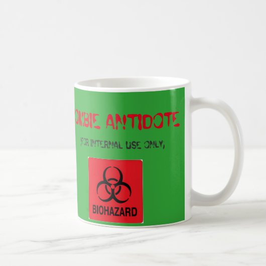 Zombie-Antidot-Kaffee-Tasse Kaffeetasse (Rechts)