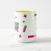 Zombie Antidote. Shhh.. Zombie zum Indikator des M Tasse (Zentrum)