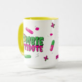Zombie Antidote. Shhh.. Zombie zum Indikator des M Tasse (Vorderseite Links)