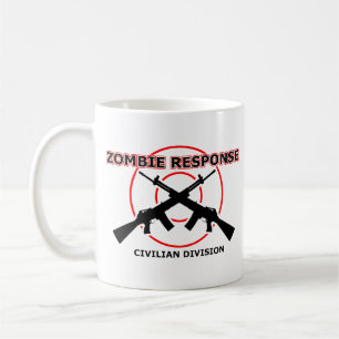 Zombie-Antwort-Lustiger Becher Humor Kaffeetasse