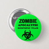 Zombie Apocolypse Warteteam Button (Vorne & Hinten)