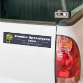 Zombie-Apokalypse 2024 Autoaufkleber (Auf Lkw)