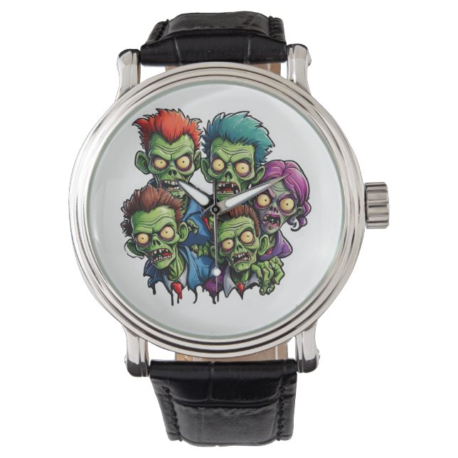 Zombie Apokalypse Armbanduhr (Vorderseite)