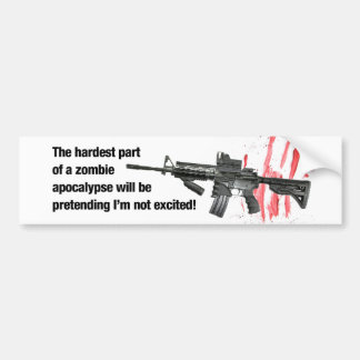 Zombie-Apokalypse Autoaufkleber