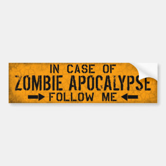Zombie-Apokalypse-Autoaufkleber Autoaufkleber