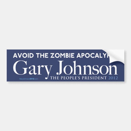 Zombie-Apokalypse-Autoaufkleber Garys Johnson Autoaufkleber (Vorne)