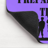 Zombie-Apokalypse-Bereitschafts-Team Mousepad (Ecke)