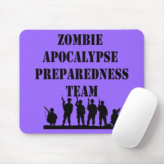 Zombie-Apokalypse-Bereitschafts-Team Mousepad (Mit Mouse)