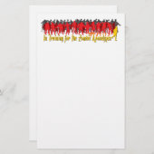 Zombie-Apokalypse Briefpapier (Vorne/Hinten)