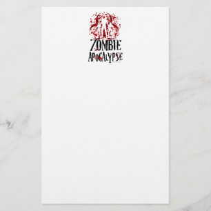 Zombie-Apokalypse Briefpapier