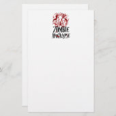 Zombie-Apokalypse Briefpapier (Vorne/Hinten)