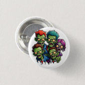 Zombie Apokalypse Button (Vorne & Hinten)