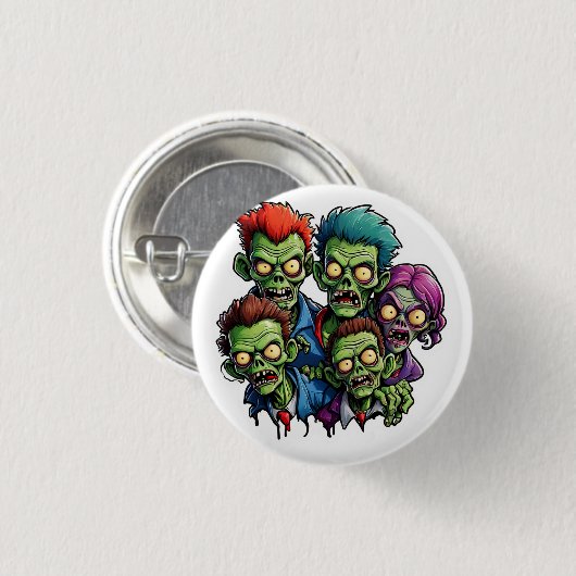 Zombie Apokalypse Button (Vorne & Hinten)